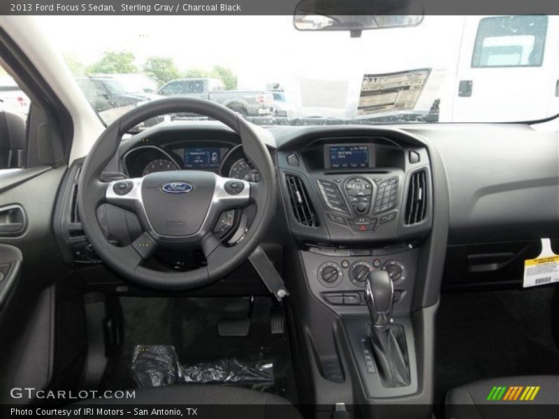Sterling Gray / Charcoal Black 2013 Ford Focus S Sedan