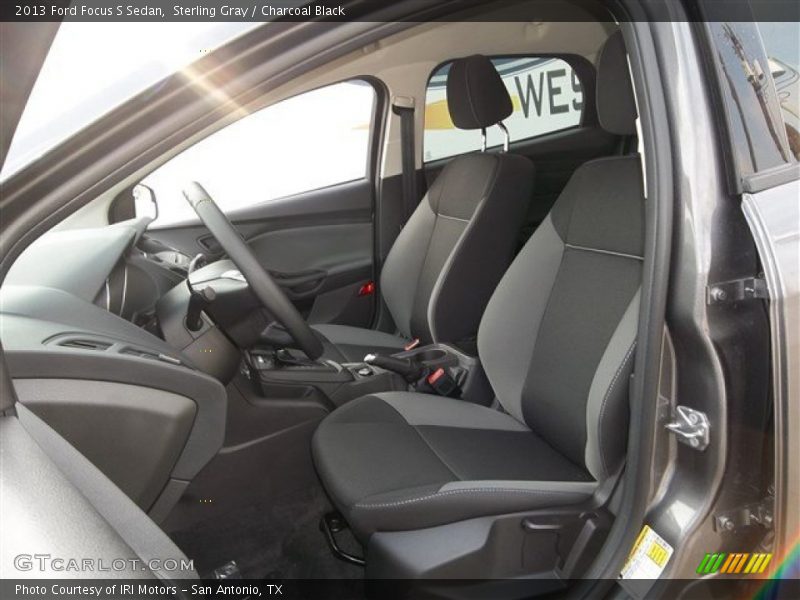 Sterling Gray / Charcoal Black 2013 Ford Focus S Sedan