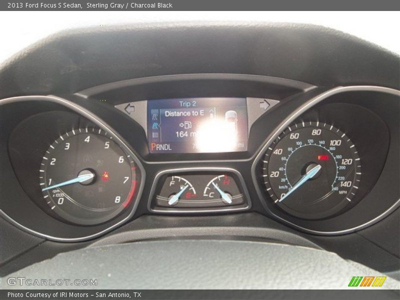 Sterling Gray / Charcoal Black 2013 Ford Focus S Sedan