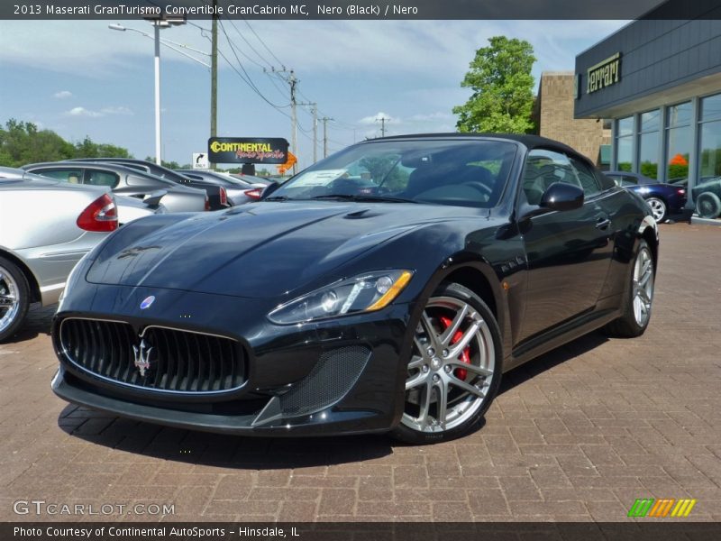 Nero (Black) / Nero 2013 Maserati GranTurismo Convertible GranCabrio MC