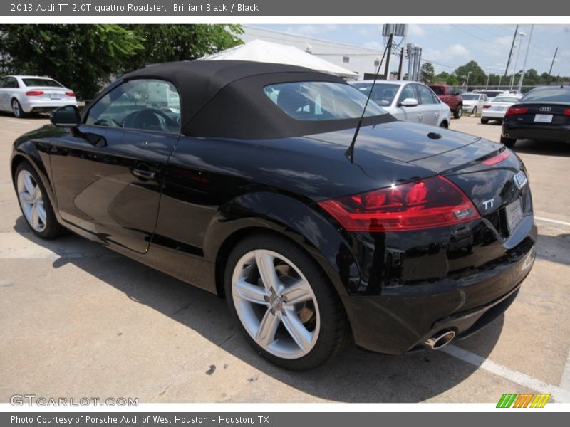 Brilliant Black / Black 2013 Audi TT 2.0T quattro Roadster