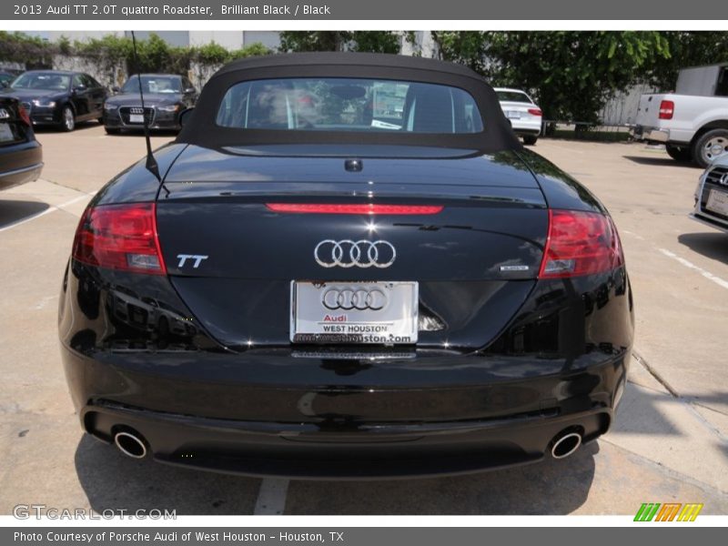 Brilliant Black / Black 2013 Audi TT 2.0T quattro Roadster