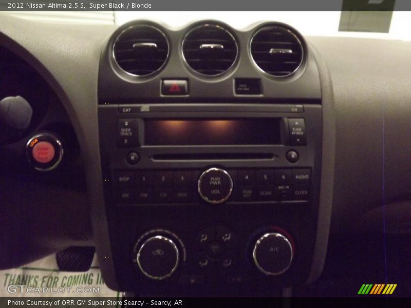 Super Black / Blonde 2012 Nissan Altima 2.5 S