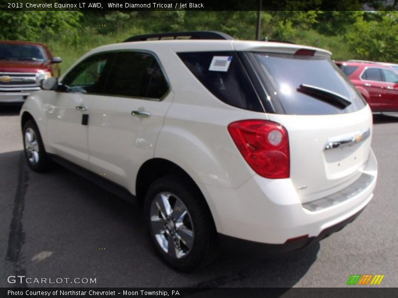 White Diamond Tricoat / Jet Black 2013 Chevrolet Equinox LT AWD