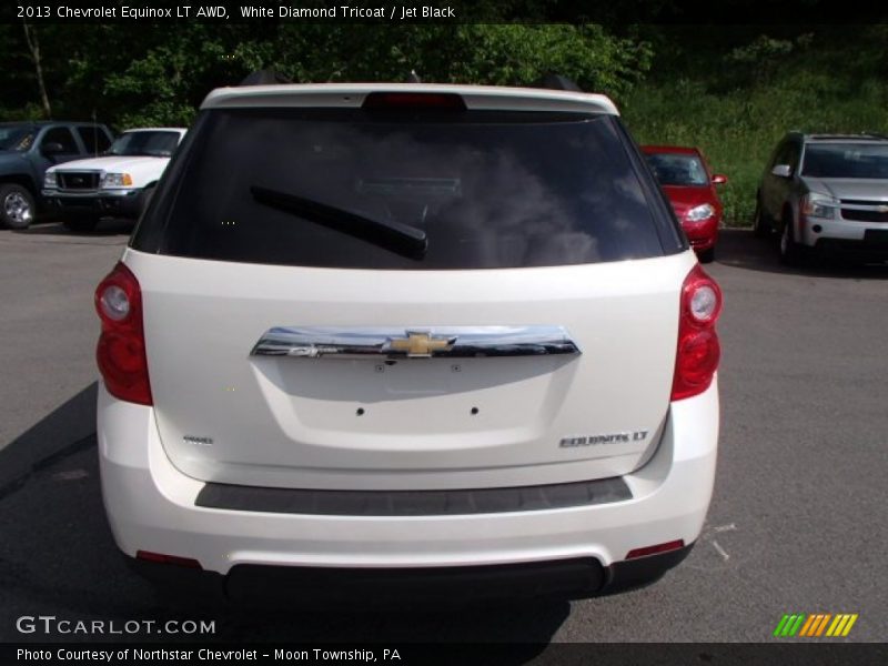 White Diamond Tricoat / Jet Black 2013 Chevrolet Equinox LT AWD