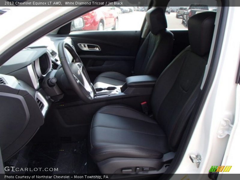 White Diamond Tricoat / Jet Black 2013 Chevrolet Equinox LT AWD