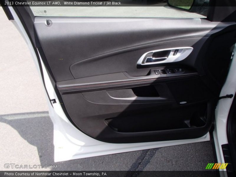 White Diamond Tricoat / Jet Black 2013 Chevrolet Equinox LT AWD