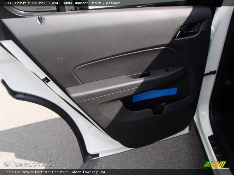White Diamond Tricoat / Jet Black 2013 Chevrolet Equinox LT AWD