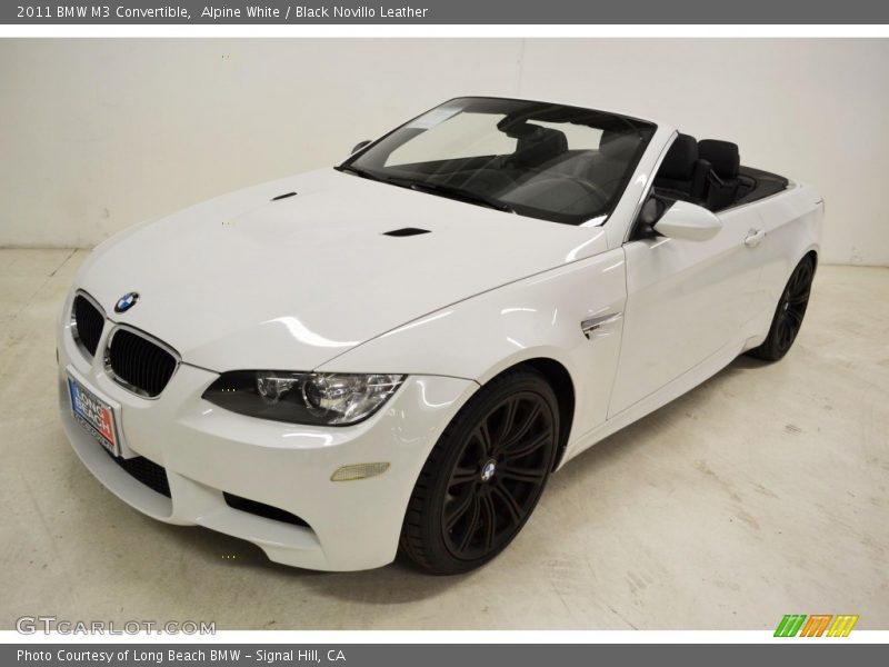 Alpine White / Black Novillo Leather 2011 BMW M3 Convertible