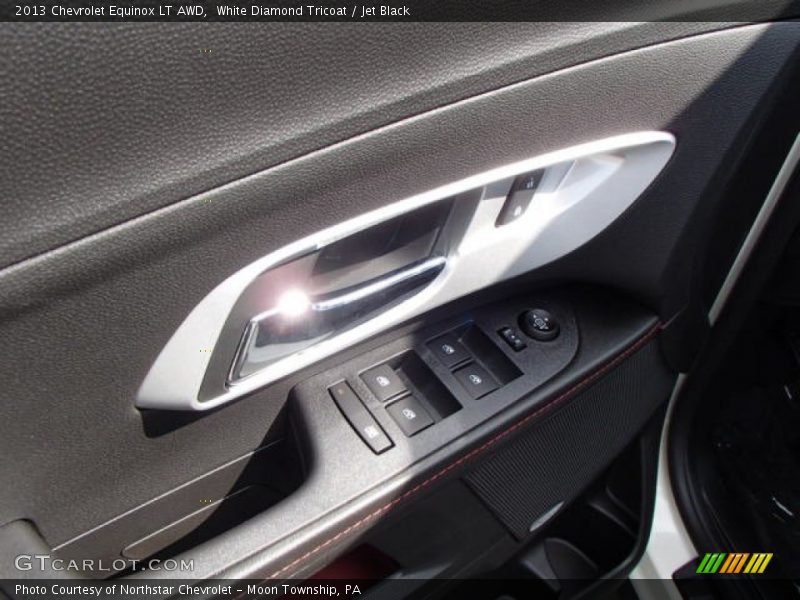 White Diamond Tricoat / Jet Black 2013 Chevrolet Equinox LT AWD