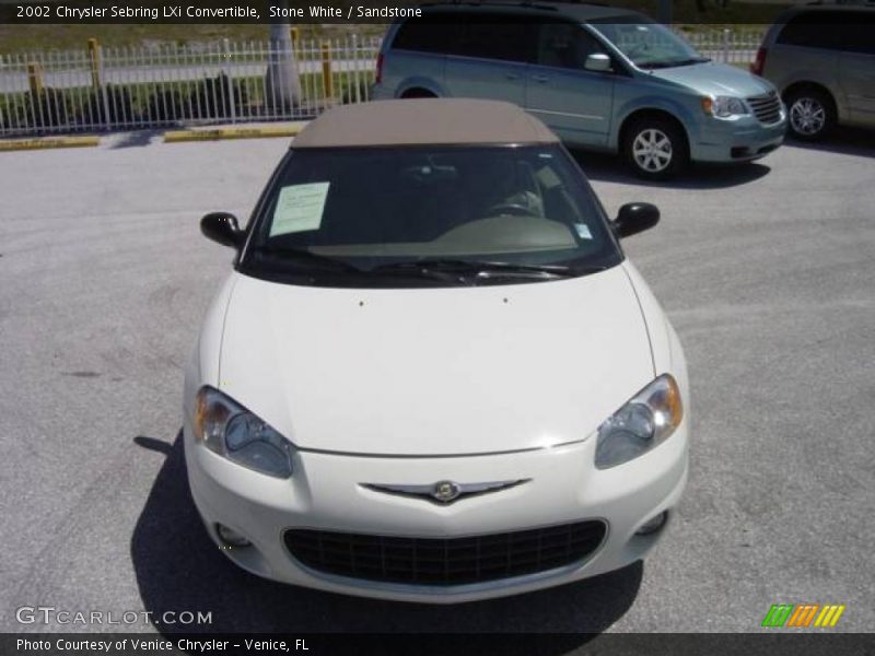 Stone White / Sandstone 2002 Chrysler Sebring LXi Convertible
