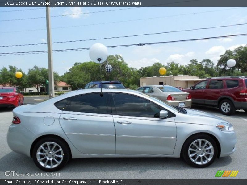  2013 Dart Limited Bright Silver Metallic