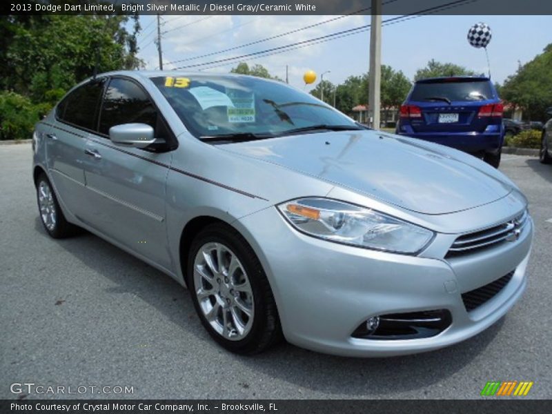 Front 3/4 View of 2013 Dart Limited