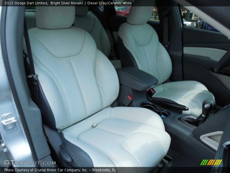 Front Seat of 2013 Dart Limited