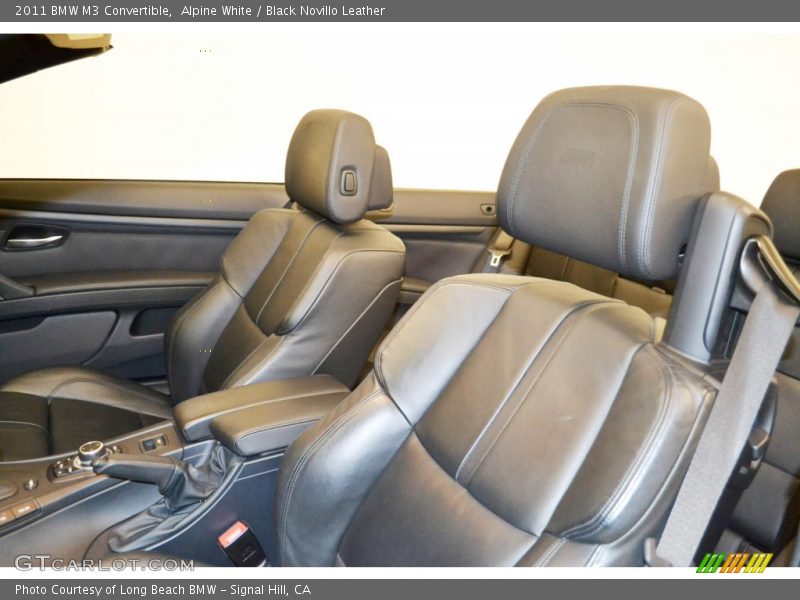 Alpine White / Black Novillo Leather 2011 BMW M3 Convertible