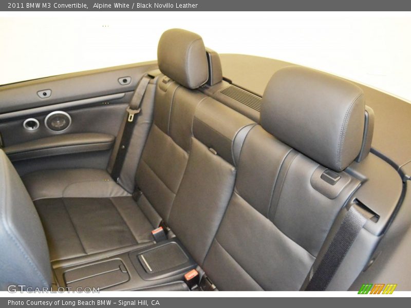 Alpine White / Black Novillo Leather 2011 BMW M3 Convertible