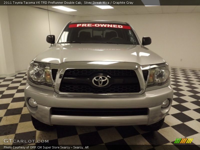 Silver Streak Mica / Graphite Gray 2011 Toyota Tacoma V6 TRD PreRunner Double Cab