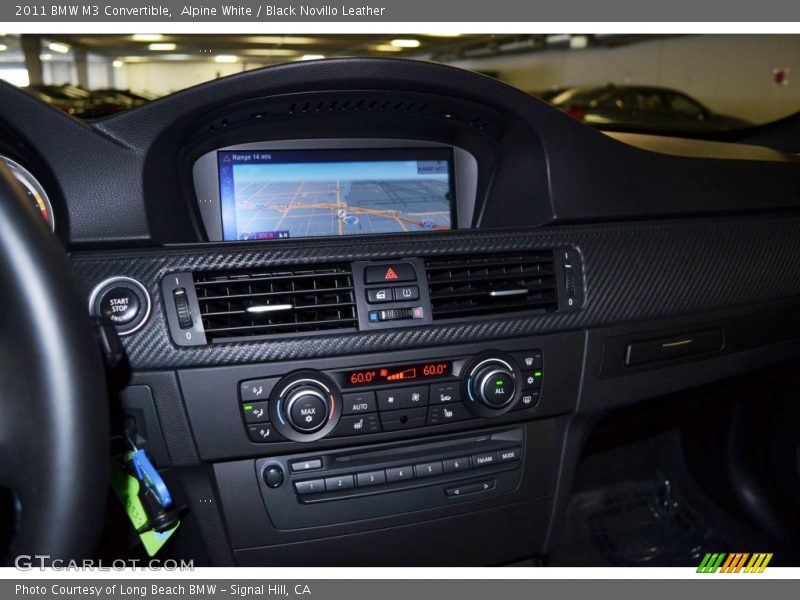 Alpine White / Black Novillo Leather 2011 BMW M3 Convertible