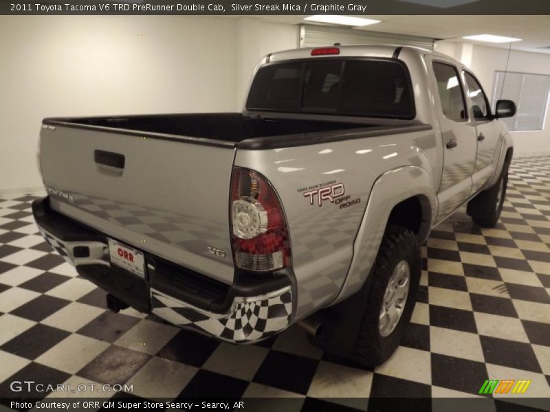 Silver Streak Mica / Graphite Gray 2011 Toyota Tacoma V6 TRD PreRunner Double Cab