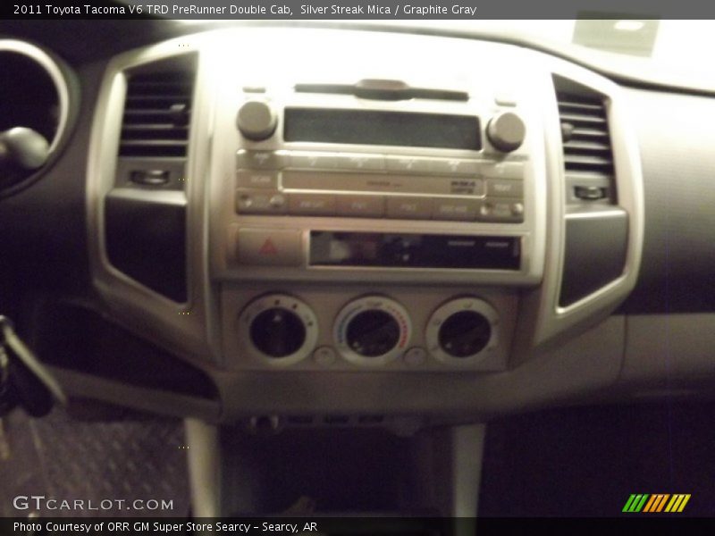 Silver Streak Mica / Graphite Gray 2011 Toyota Tacoma V6 TRD PreRunner Double Cab