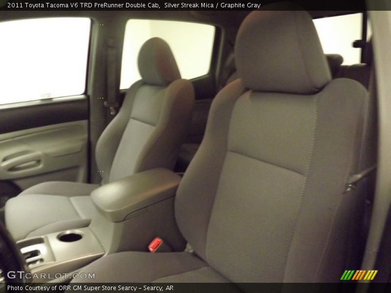 Silver Streak Mica / Graphite Gray 2011 Toyota Tacoma V6 TRD PreRunner Double Cab