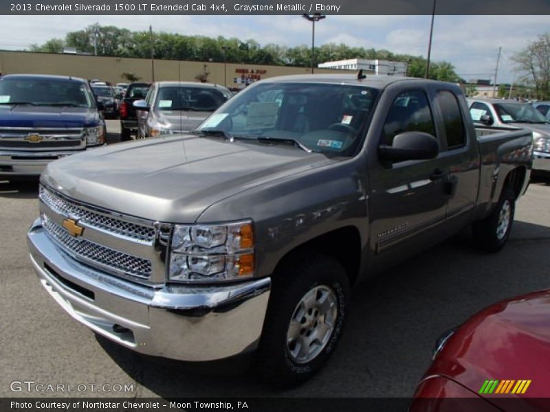 Graystone Metallic / Ebony 2013 Chevrolet Silverado 1500 LT Extended Cab 4x4