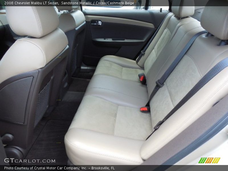 Sandstone Metallic / Cocoa/Cashmere Beige 2008 Chevrolet Malibu LT Sedan