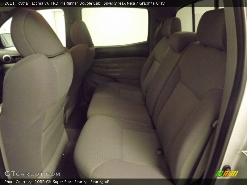 Silver Streak Mica / Graphite Gray 2011 Toyota Tacoma V6 TRD PreRunner Double Cab