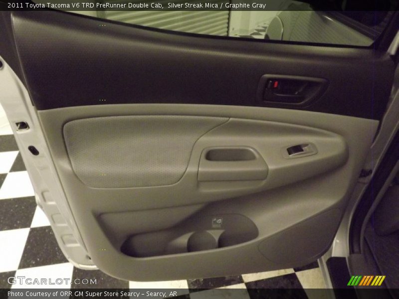 Silver Streak Mica / Graphite Gray 2011 Toyota Tacoma V6 TRD PreRunner Double Cab