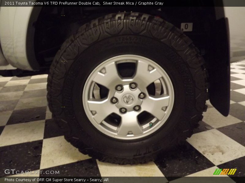 Silver Streak Mica / Graphite Gray 2011 Toyota Tacoma V6 TRD PreRunner Double Cab