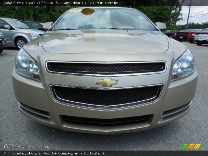 Sandstone Metallic / Cocoa/Cashmere Beige 2008 Chevrolet Malibu LT Sedan