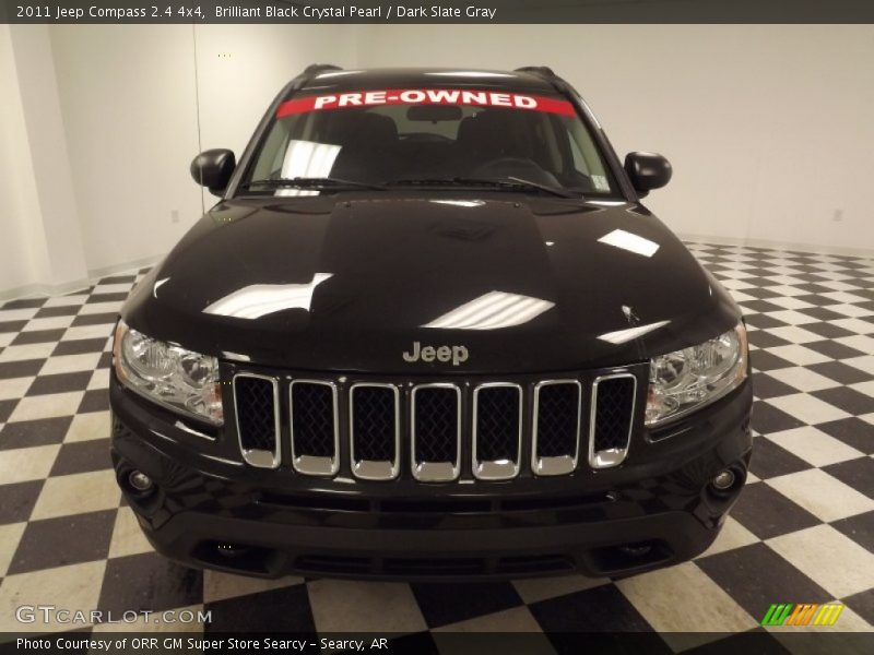 Brilliant Black Crystal Pearl / Dark Slate Gray 2011 Jeep Compass 2.4 4x4