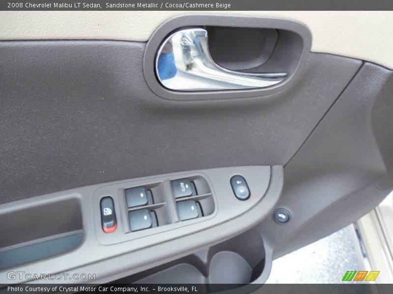 Sandstone Metallic / Cocoa/Cashmere Beige 2008 Chevrolet Malibu LT Sedan