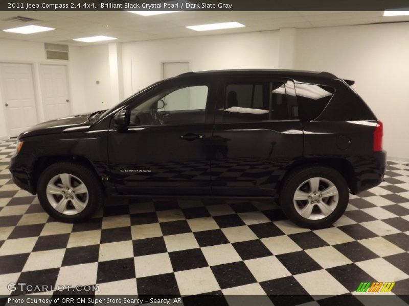 Brilliant Black Crystal Pearl / Dark Slate Gray 2011 Jeep Compass 2.4 4x4