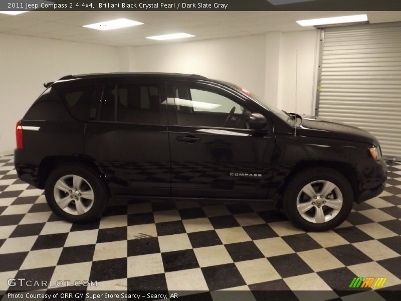 Brilliant Black Crystal Pearl / Dark Slate Gray 2011 Jeep Compass 2.4 4x4