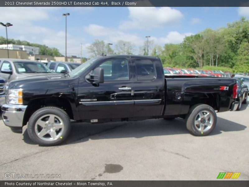 Black / Ebony 2013 Chevrolet Silverado 2500HD LT Extended Cab 4x4