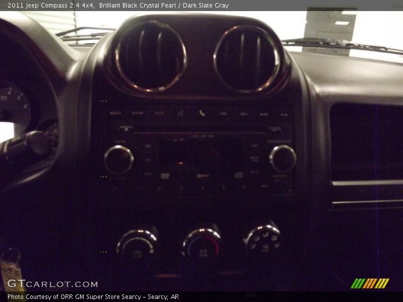 Brilliant Black Crystal Pearl / Dark Slate Gray 2011 Jeep Compass 2.4 4x4