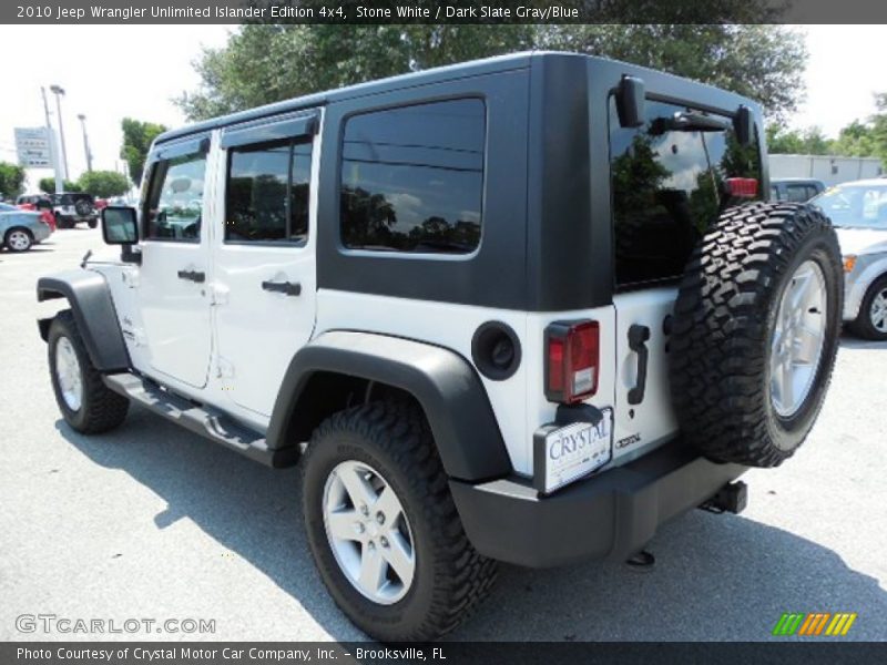 Stone White / Dark Slate Gray/Blue 2010 Jeep Wrangler Unlimited Islander Edition 4x4