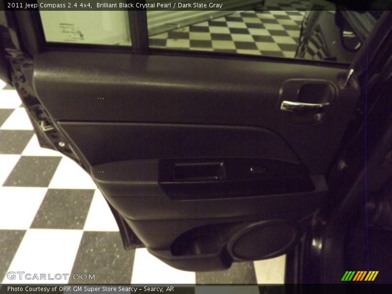 Brilliant Black Crystal Pearl / Dark Slate Gray 2011 Jeep Compass 2.4 4x4