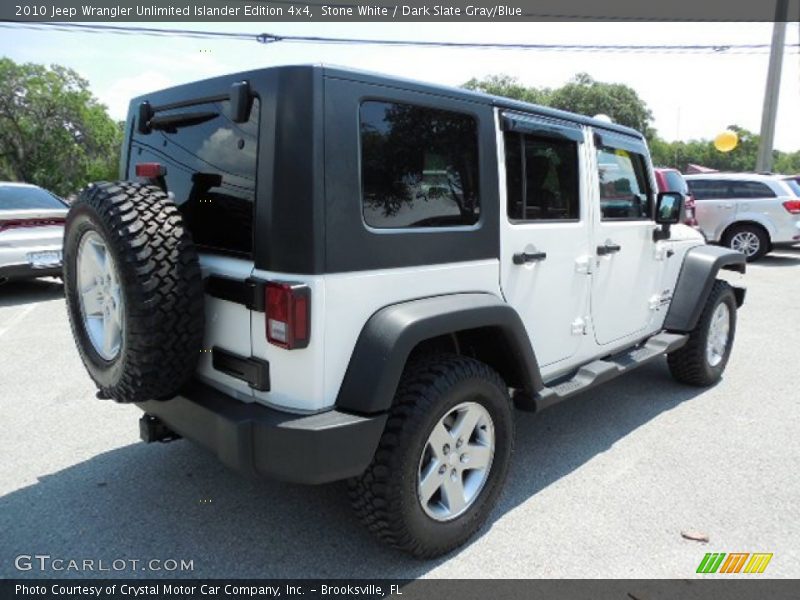Stone White / Dark Slate Gray/Blue 2010 Jeep Wrangler Unlimited Islander Edition 4x4