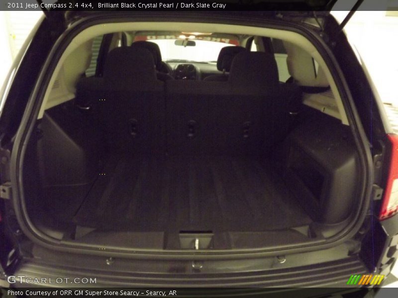 Brilliant Black Crystal Pearl / Dark Slate Gray 2011 Jeep Compass 2.4 4x4