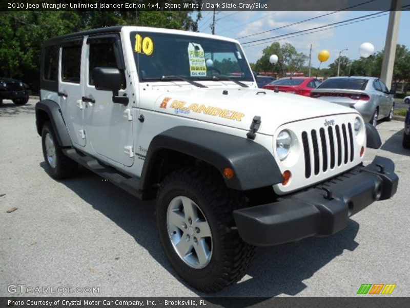 Stone White / Dark Slate Gray/Blue 2010 Jeep Wrangler Unlimited Islander Edition 4x4