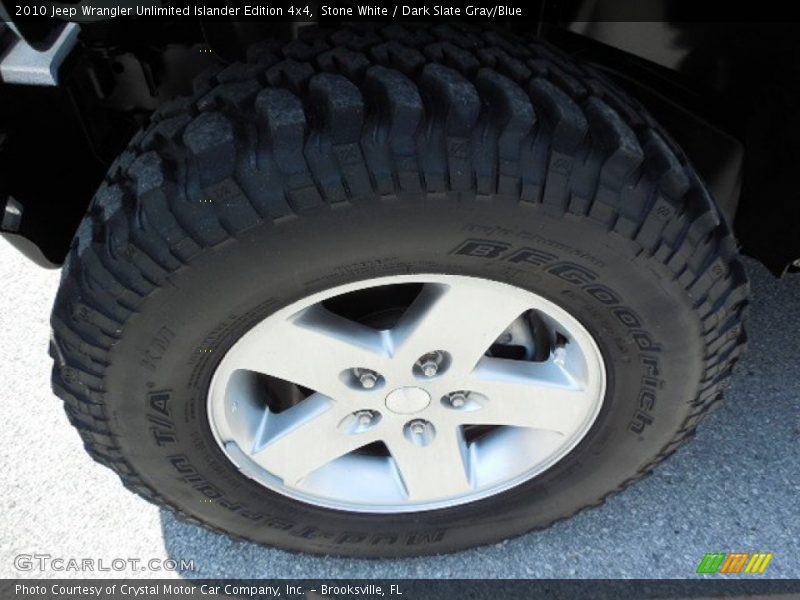 Stone White / Dark Slate Gray/Blue 2010 Jeep Wrangler Unlimited Islander Edition 4x4