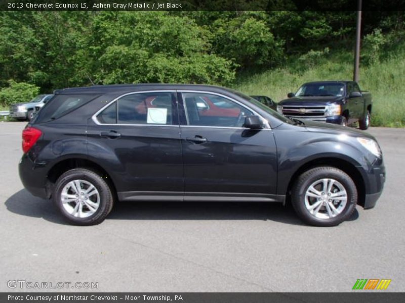 Ashen Gray Metallic / Jet Black 2013 Chevrolet Equinox LS