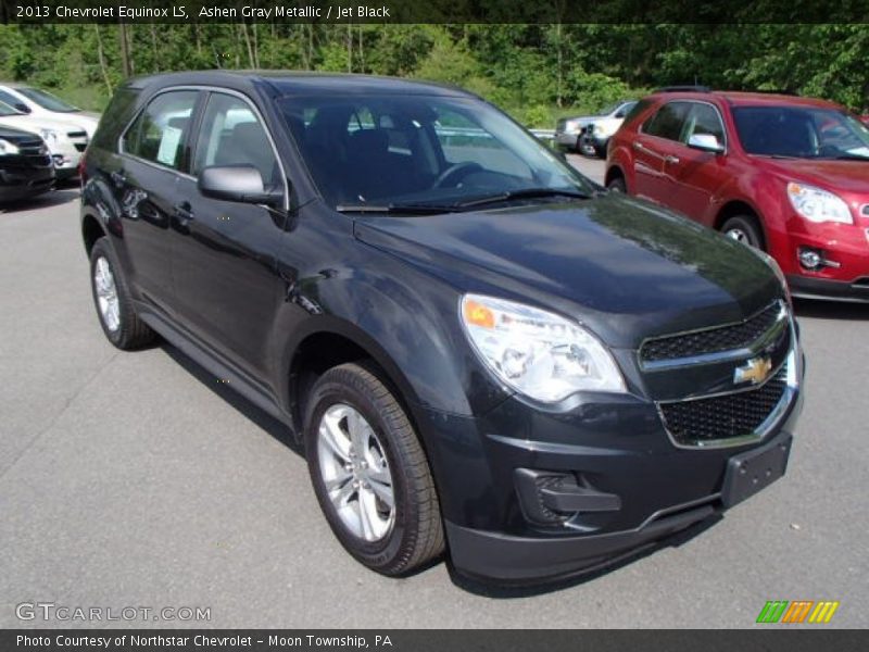 Ashen Gray Metallic / Jet Black 2013 Chevrolet Equinox LS