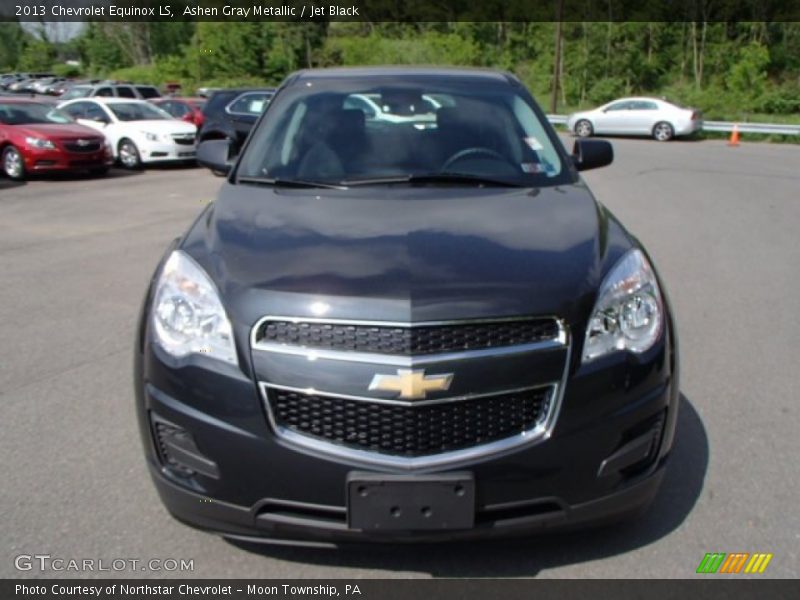 Ashen Gray Metallic / Jet Black 2013 Chevrolet Equinox LS