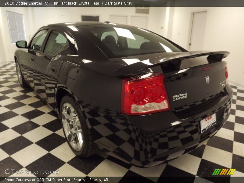 Brilliant Black Crystal Pearl / Dark Slate Gray 2010 Dodge Charger R/T