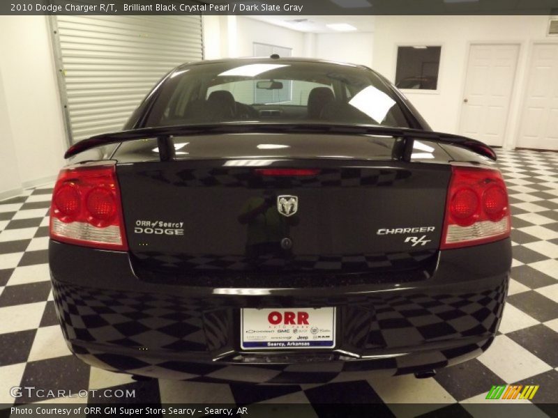 Brilliant Black Crystal Pearl / Dark Slate Gray 2010 Dodge Charger R/T