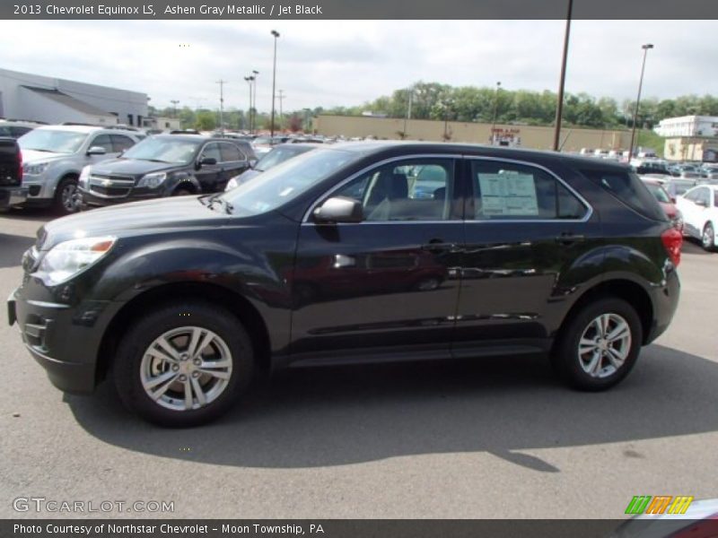 Ashen Gray Metallic / Jet Black 2013 Chevrolet Equinox LS