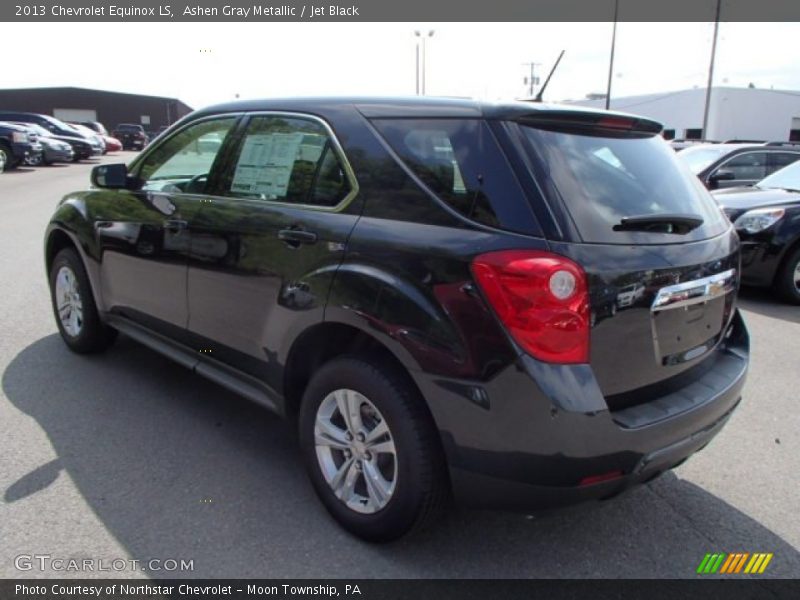 Ashen Gray Metallic / Jet Black 2013 Chevrolet Equinox LS